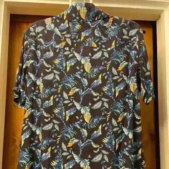 Free People Sandrine Rose foliage, print, Snap Button Shirt- Small NWT - Picture 6 of 7